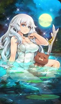 Bathing Moon Goddess