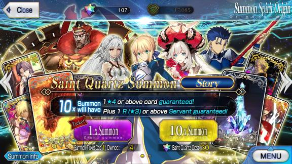 Fate Grand Order tier list and reroll guide